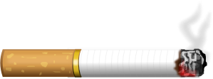 openclipart圖庫：Burning Cigarette