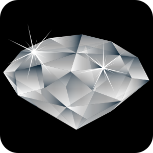 openclipart圖庫：Diamond (gemstone), deimantas