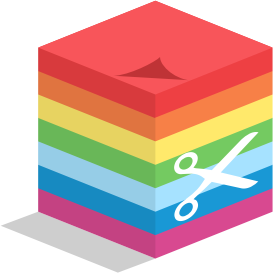 openclipart圖庫：sticky cube notes