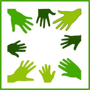 openclipart圖庫：eco green solidarity icon