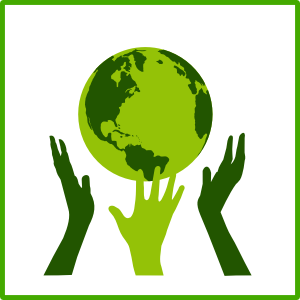 openclipart圖庫：eco green solidarity icon