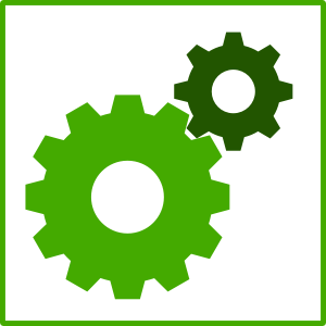 openclipart圖庫：eco green machine icon