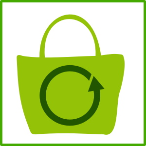 openclipart圖庫：eco green shopping icon