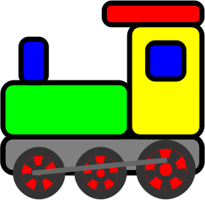 openclipart圖庫：Scripted Toy Train
