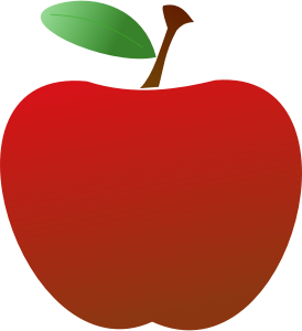 openclipart圖庫：Simple Red Apple