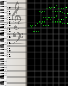 openclipart圖庫：digital music sheet