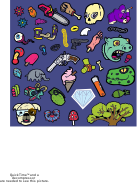 openclipart圖庫：A selection of cartoony characters and objects drawn and coloured by me.