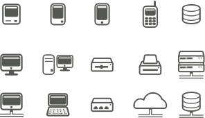 openclipart圖庫：Computer & network icons