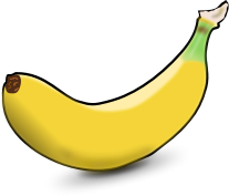 openclipart圖庫：Banana