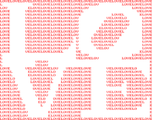 openclipart圖庫：ASCII Love