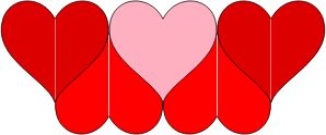 openclipart圖庫：Hearts Doodle