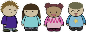 openclipart圖庫：Mix and match characters