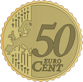 openclipart圖庫：50 euro cent