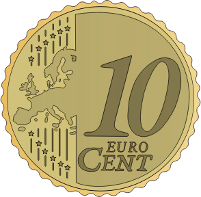 openclipart圖庫：10 euro cent