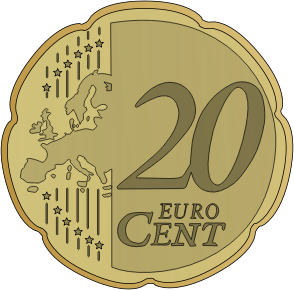 openclipart圖庫：20 euro cent