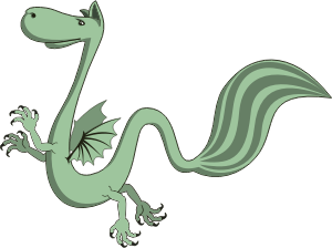 Clipart - Winged Dragon