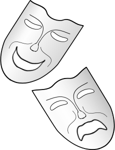 openclipart圖庫：Comedy and Tragedy