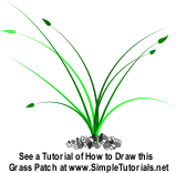 openclipart圖庫：Grass, Patch of Grass