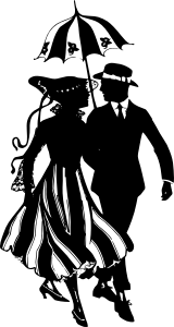openclipart圖庫：Man & Woman: Outline