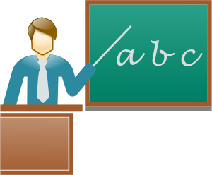 openclipart圖庫：Teacher - Professor