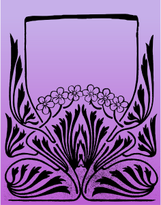 openclipart圖庫：Six Flower Frame
