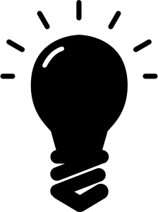 openclipart圖庫：Light Bulb Icon 2