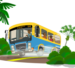 openclipart圖庫：Island school bus