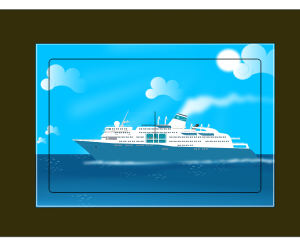 openclipart圖庫：cruise boat
