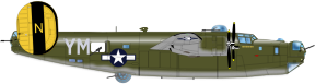 openclipart圖庫：B-24 J BOMBER