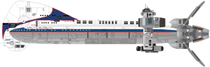 openclipart圖庫：COLONIAL ONE FROM BATTLESTAR GALACTICA