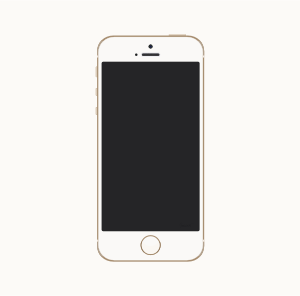 openclipart圖庫：Gold iPhone 5s