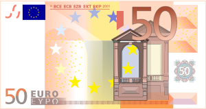 openclipart圖庫：50 Euro Note