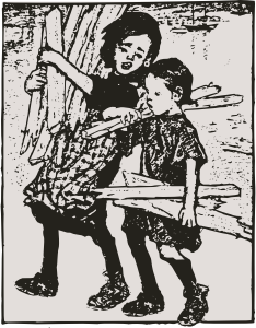 openclipart圖庫：Poor Kids