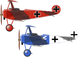 openclipart圖庫：FOKKER DR 1