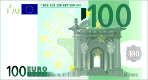 openclipart圖庫：100 Euro Note