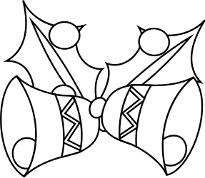 openclipart圖庫：Jingle Bells Coloring Book