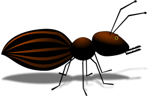 openclipart圖庫：Ant Cartoon Style