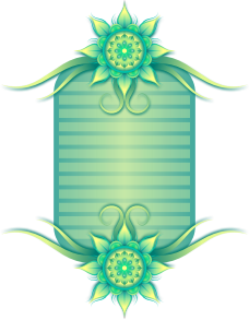 openclipart圖庫：Flower Border Pattern