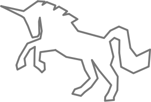 openclipart圖庫：White Unicorn