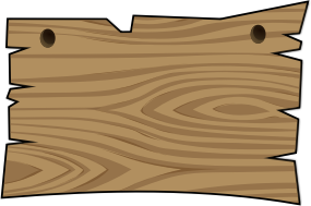 openclipart圖庫：Wooden sign - no mask