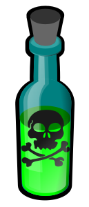 openclipart圖庫：poison bottle