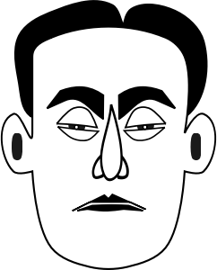 openclipart圖庫：Sullen "Sourpuss"