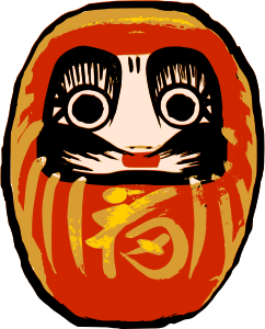 openclipart圖庫：Daruma Doll