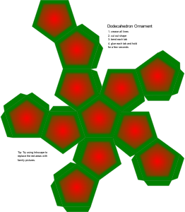 openclipart圖庫：dodecahedron ornament
