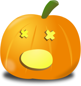openclipart圖庫：Amazed pumpkin