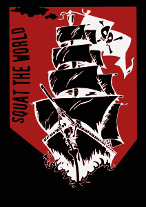 openclipart圖庫：Squat the World - Pirate Ship