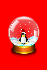 openclipart圖庫：Snow globe large