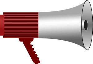 Clipart - Megaphone