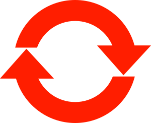 openclipart圖庫：Refresh icon, simple