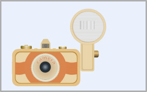 openclipart圖庫：Vintage camera